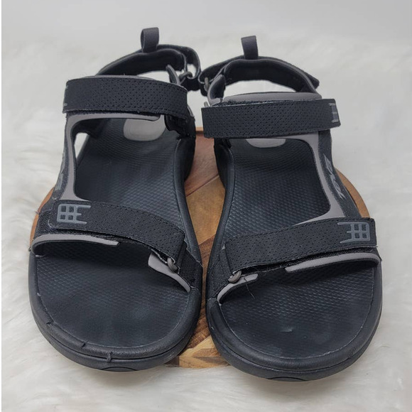 TEVA Men's Black Minam River Athletic Hiking Beach Sandals Size 11 - Picture 1 of 6
